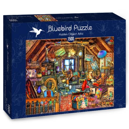 Puzzle Bluebird El Ático de los Objetos Ocultos de 1500 Piezas