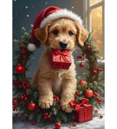 Puzzle Bluebird El Cachorro de Papá Noel XXL de 300 Piezas