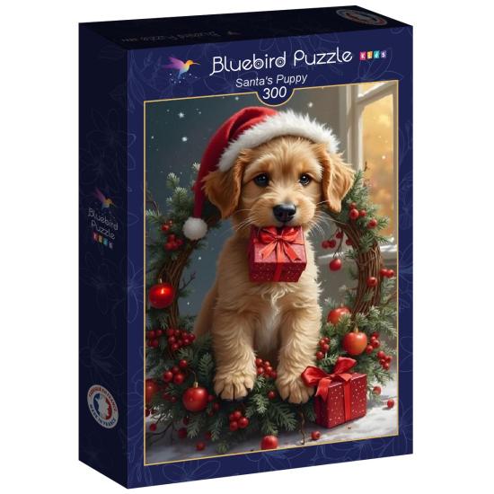 Puzzle Bluebird El Cachorro de Papá Noel XXL de 300 Piezas