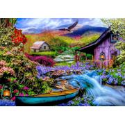 Puzzle Bluebird El Cielo y la Tierra de la Montaña de 1500 Piez