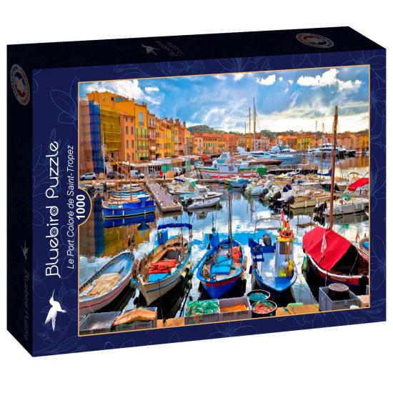 Puzzle Bluebird El Colorido Puerto de St Tropez de 1000 Piezas Puzzle Bluebird El Colorido Puerto de St Tropez de 1000 Piezas