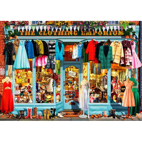 Puzzle Bluebird El Emporio de la Ropa de 1000 Piezas Puzzle Bluebird El Emporio de la Ropa de 1000 Piezas