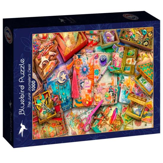 Puzzle Bluebird El Escritorio del Periodista Basura de 1000 Piez