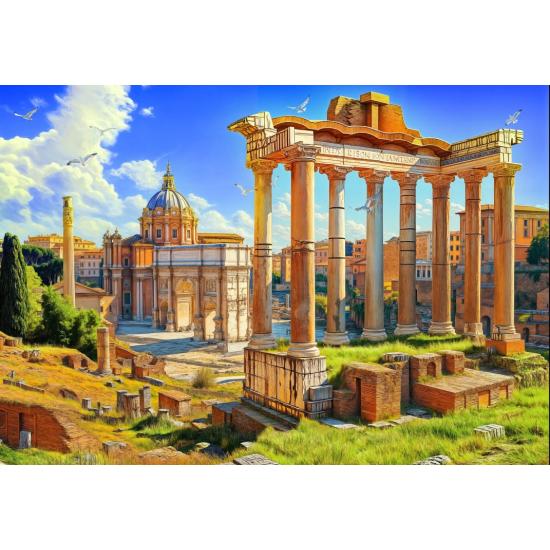 Puzzle Bluebird El Foro Romano de 1000 Piezas