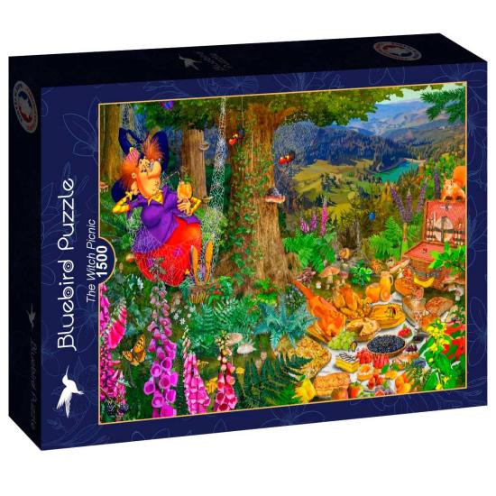 Puzzle Bluebird El Picnic de la Bruja de 1500 Piezas Puzzle Bluebird El Picnic de la Bruja de 1500 Piezas