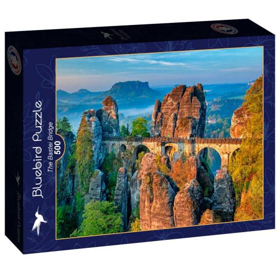 Puzzle Bluebird El Puente de Bastei de 500 Piezas Puzzle Bluebird El Puente de Bastei de 500 Piezas