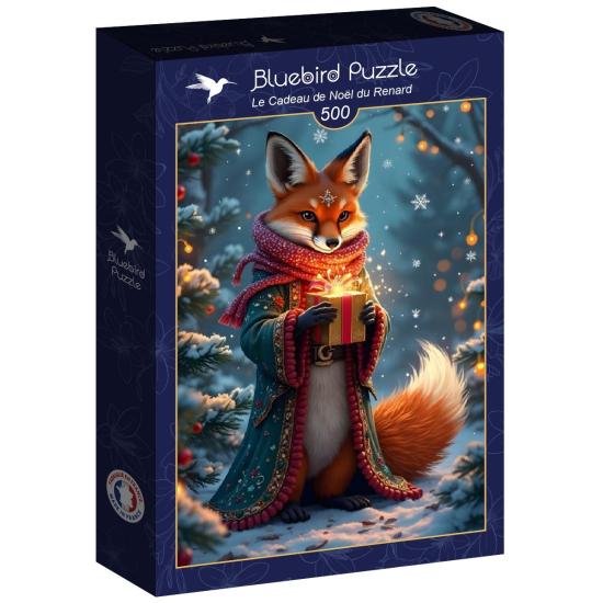 Puzzle Bluebird El Regalo De Navidad Del Zorro XXL de 300 Piezas