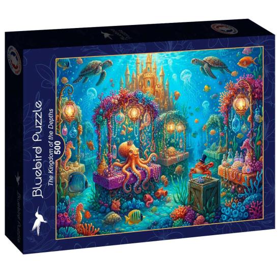Puzzle Bluebird El Reino De Las Profundidades de 500 Piezas