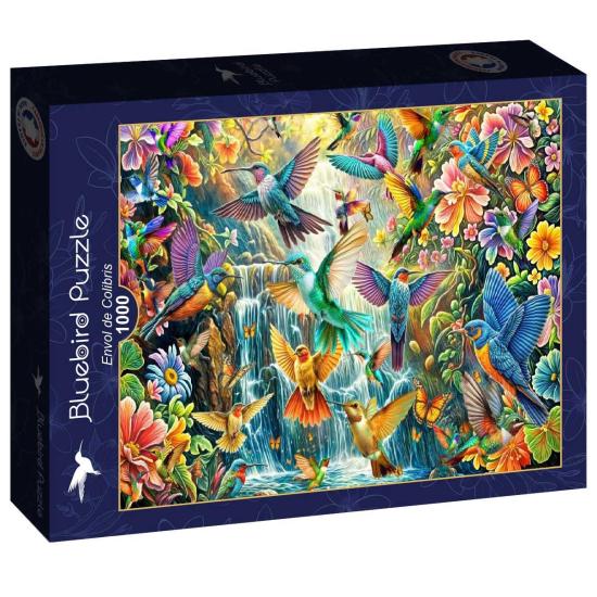 Puzzle Bluebird El Vuelo De Los Colibríes de 1000 Piezas