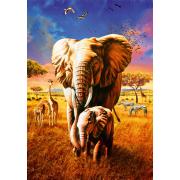 Puzzle Bluebird Elefante de 1000 Piezas