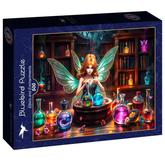 Puzzle Bluebird Elixires Y Encantamientos de 500 Piezas Puzzle Bluebird Elixires Y Encantamientos de 500 Piezas