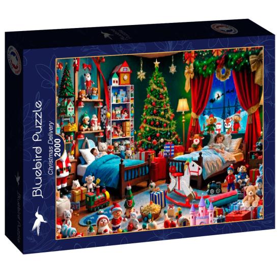 Puzzle Bluebird Entrega de Navidad de 2000 Piezas