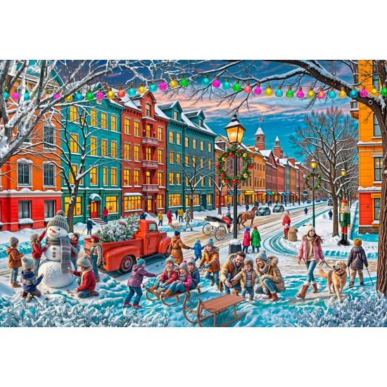 Puzzle Bluebird Esperando La Navidad de 1000 Piezas