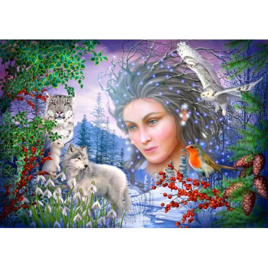 Puzzle Bluebird Espíritu de Invierno de 1000 Piezas