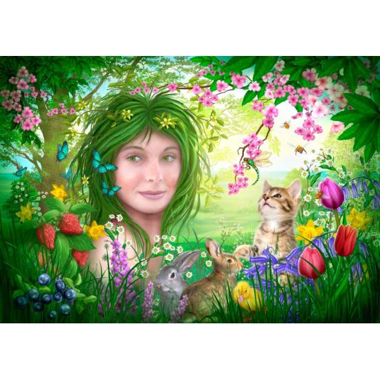 Puzzle Bluebird Espíritu de Primavera de 1000 Piezas