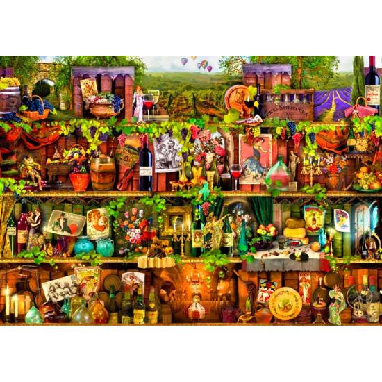 Puzzle Bluebird Estante de Vinos de 2000 Piezas Puzzle Bluebird Estante de Vinos de 2000 Piezas
