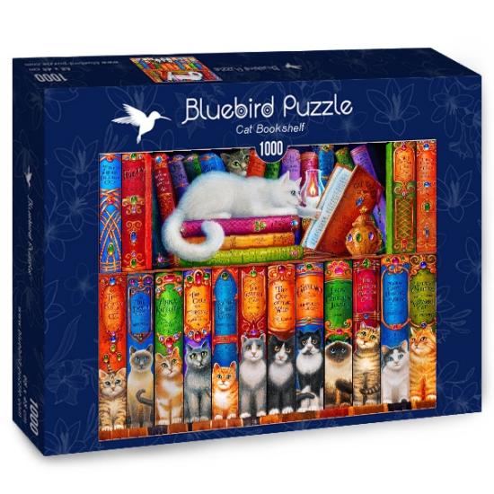 Puzzle Bluebird Estantería de Gatos de 1000 Piezas