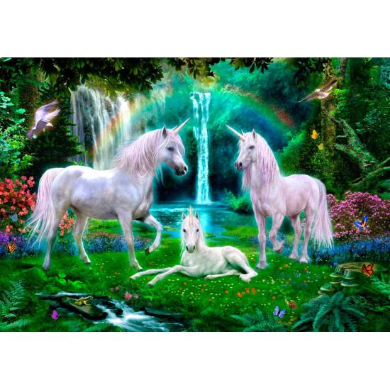 Puzzle Bluebird Familia Unicornio del Arcoiris de 1000 Piezas Puzzle Bluebird Familia Unicornio del Arcoiris de 1000 Piezas