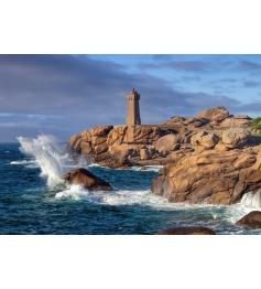Puzzle Bluebird Faro de Ploumanach Bretaña Francesa de 1000 Pzs