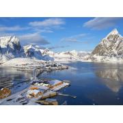 Puzzle Bluebird Fiordo Archipiélago de Lofoten de 500 Piezas