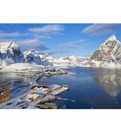 Puzzle Bluebird Fiordo Archipiélago de Lofoten de 500 Piezas