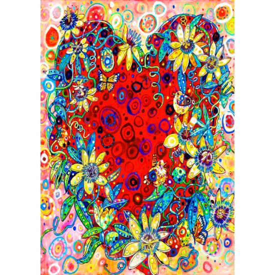 Puzzle Bluebird Flor de la Pasión de 1500 Piezas Puzzle Bluebird Flor de la Pasión de 1500 Piezas