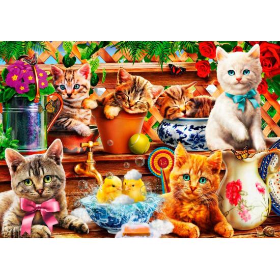 Puzzle Bluebird Gatitos en el Cobertizo de 1000 Piezas Puzzle Bluebird Gatitos en el Cobertizo de 1000 Piezas