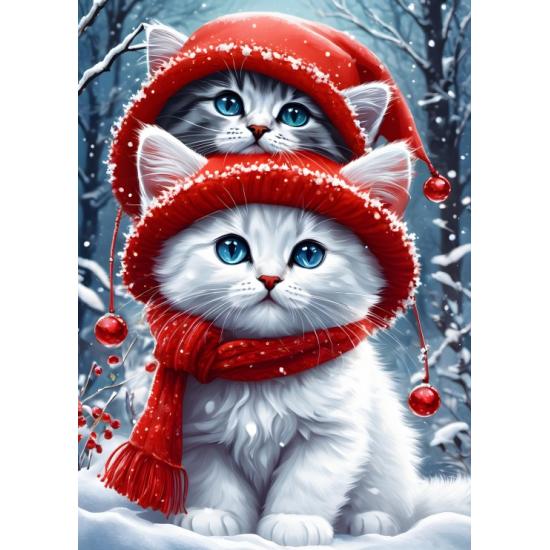 Puzzle Bluebird Gatitos en Invierno XXL de 300 Piezas Puzzle Bluebird Gatitos en Invierno XXL de 300 Piezas