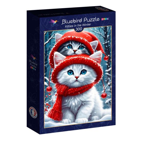 Puzzle Bluebird Gatitos en Invierno XXL de 300 Piezas Puzzle Bluebird Gatitos en Invierno XXL de 300 Piezas
