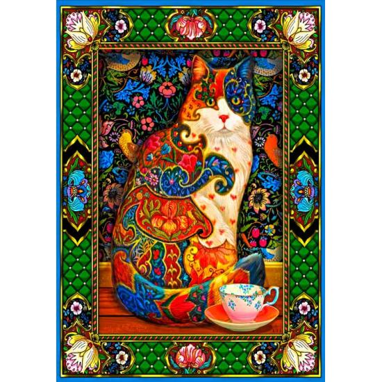 Puzzle Bluebird Gato Pintado de 1500 Piezas Puzzle Bluebird Gato Pintado de 1500 Piezas