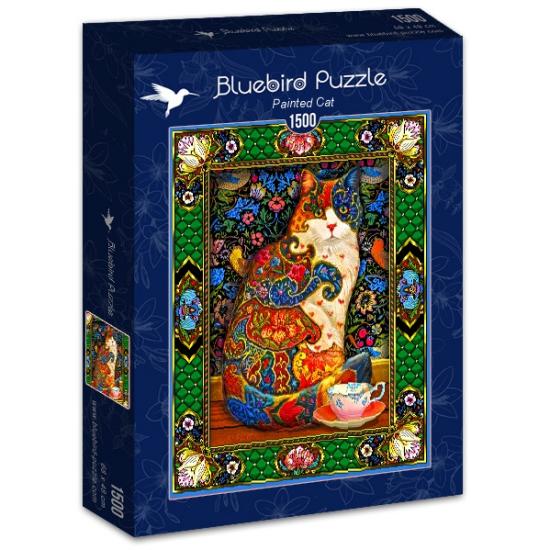 Puzzle Bluebird Gato Pintado de 1500 Piezas Puzzle Bluebird Gato Pintado de 1500 Piezas