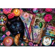 Puzzle Bluebird Gatos Artistas de 1000 Piezas