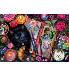 Puzzle Bluebird Gatos Artistas de 1000 Piezas