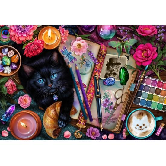 Puzzle Bluebird Gatos Artistas de 1000 Piezas