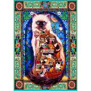 Puzzle Bluebird Gatos en Abundancia de 1500 Piezas