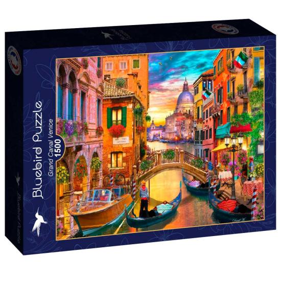 Puzzle Bluebird Gran Canal de Venecia de 1500 Piezas Puzzle Bluebird Gran Canal de Venecia de 1500 Piezas