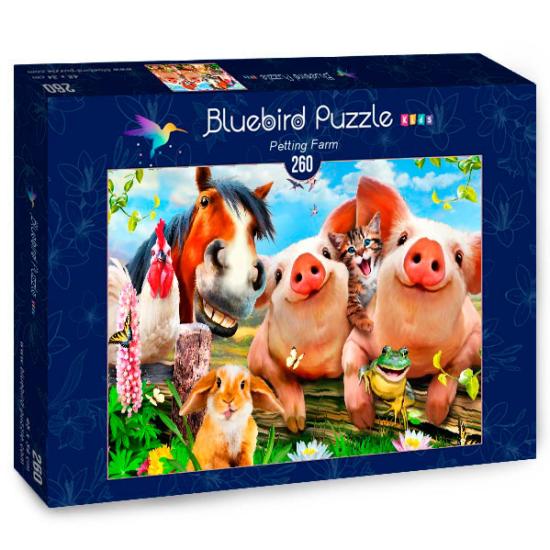 Puzzle Bluebird Granja de Mascotas de 260 Piezas