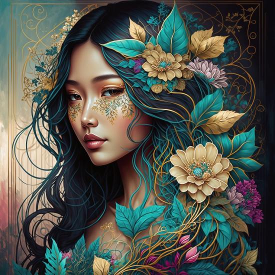 Puzzle Bluebird Hana de 1000 Piezas