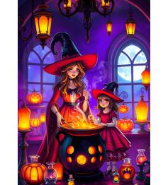 Puzzle Bluebird Hechizos Y Calabazas XXL de 300 Piezas
