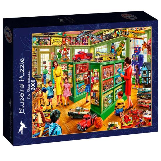Puzzle Bluebird Interiores de Tienda de Juguetes de 2000 Piezas