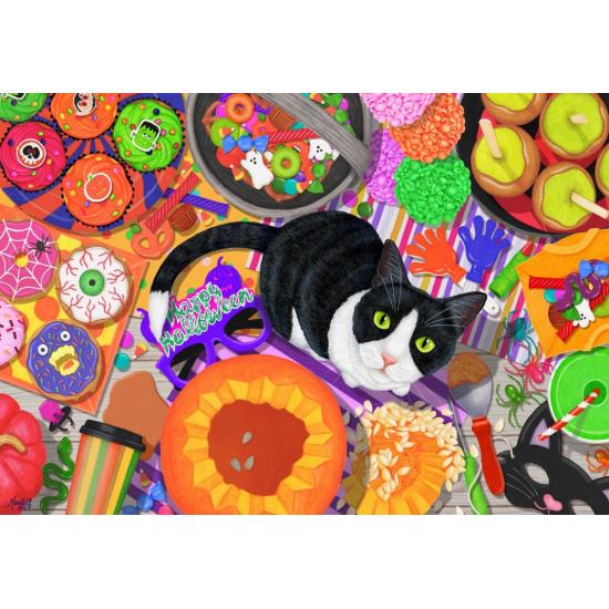 Puzzle Bluebird Intruso en la Fiesta De Halloween 1000 Piezas