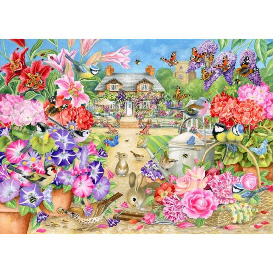 Puzzle Bluebird Jardín De Verano XXL de 300 Piezas