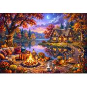 Puzzle Bluebird Junto a La Hoguera de 1000 Piezas