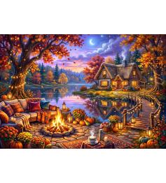 Puzzle Bluebird Junto a La Hoguera de 1000 Piezas