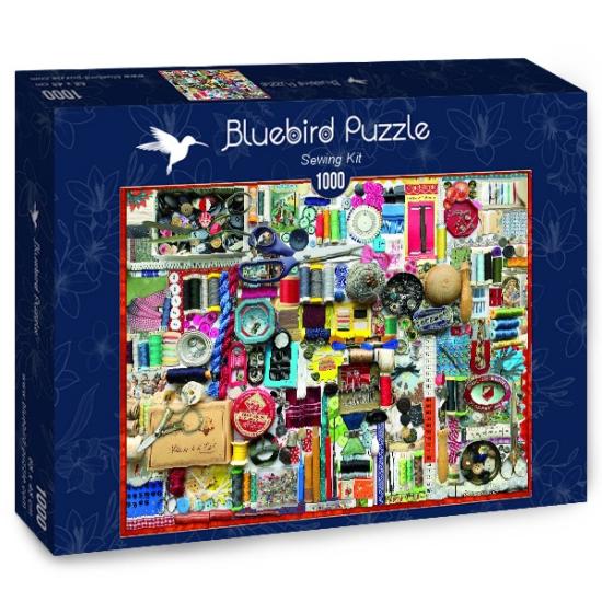 Puzzle Bluebird Kit de Costura de 1500 Piezas