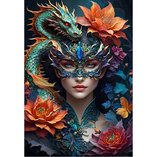 Puzzle Bluebird La Dama del Dragón de 1000 Piez Puzzle Bluebird La Dama del Dragón de 1000 Piez