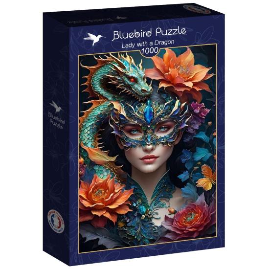 Puzzle Bluebird La Dama del Dragón de 1000 Piez Puzzle Bluebird La Dama del Dragón de 1000 Piez