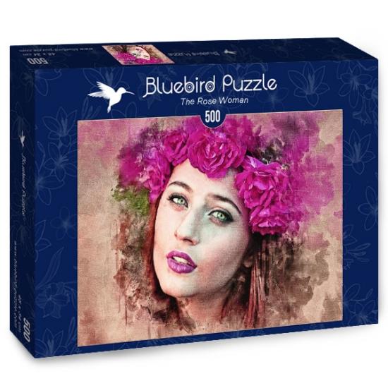 Puzzle Bluebird La Dama Rosa de 500 Piezas