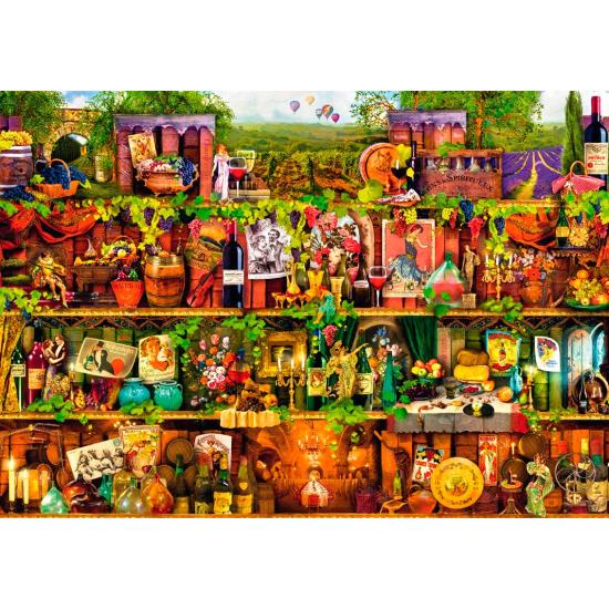 Puzzle Bluebird La Estantería del Vino de 1000 Piezas Puzzle Bluebird La Estantería del Vino de 1000 Piezas