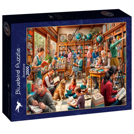 Puzzle Bluebird La Librería de 2000 Piezas